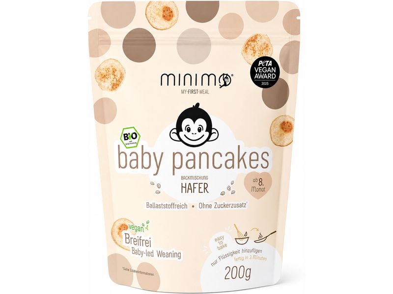 minimo Baby Pancakes Hafer Pur 200 g