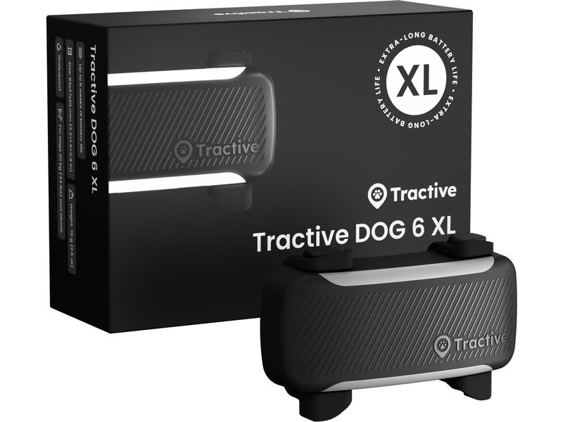 [2155982] tractive Tractive DOG 6 Xl – black Schwarz, für grosse Hunde ab 20 kg