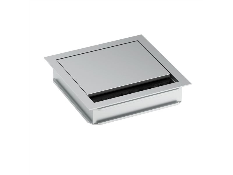 Bachmann Kabeldurchführung LOOP SQUARE 120 x 120 mm Silber