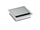 Bachmann Kabeldurchführung LOOP SQUARE 120 x 120 mm Silber