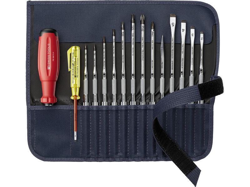 [2057863] PB Swiss Tools Schraubenzieher-Set PB 38222 Evo GY Wechselklingen