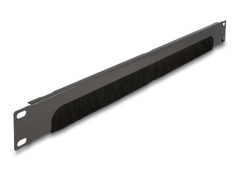 [2101487] Delock Bürstenleiste Kabelmanagement 19" Rack, Dunkelgrau