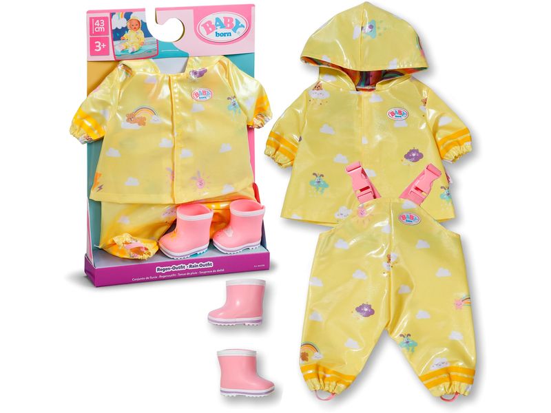 Baby Born Puppenkleidung Regen-Outfit 43 cm