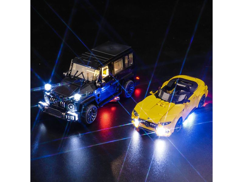 BrickBling LED-Licht-Set für LEGO® Mercedes-AMG G 63 & SL 63 (76924)