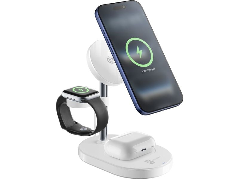 Cellular Line Mag Trio 3-in-1, 25 W, Weiss