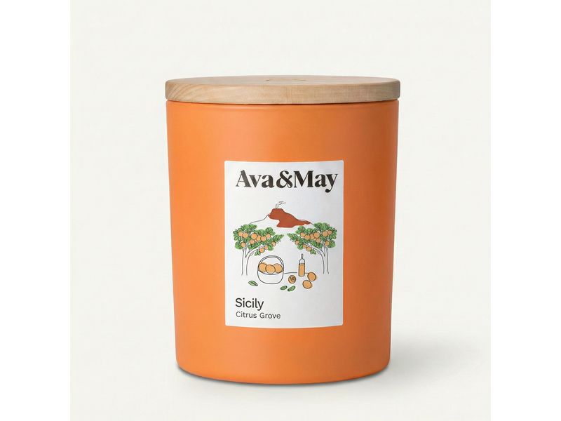 AVA & MAY Duftkerze Sizilien 220 g