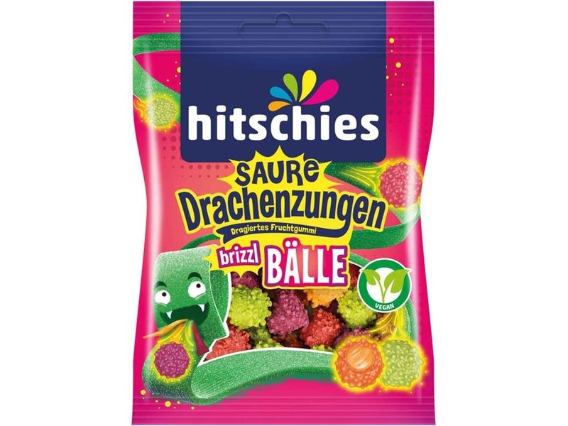 Hitschies Drachenzungen brizzl Bälle 100 g