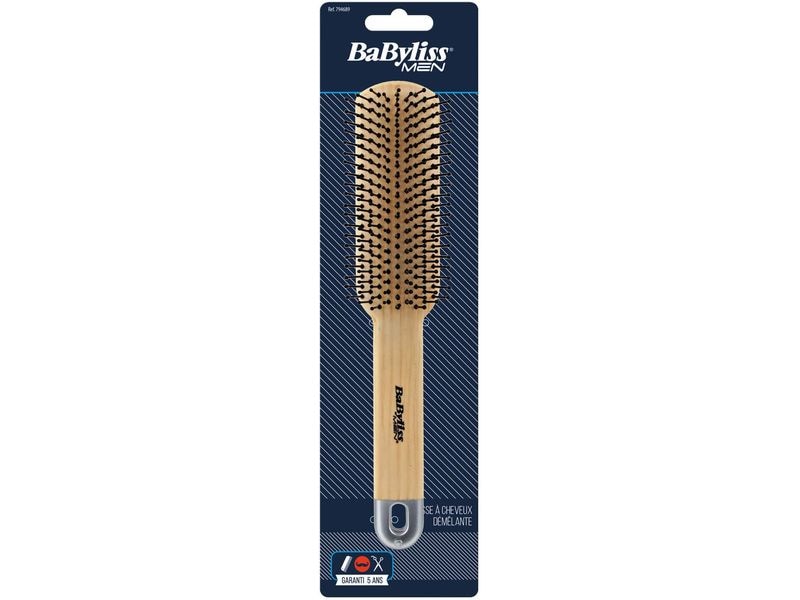 Babyliss Haarbürste Holz Kunststoffbürste Braun