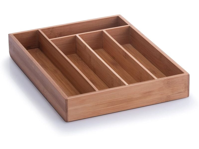 [2150215] Zeller Present Besteckkasten Bamboo Braun