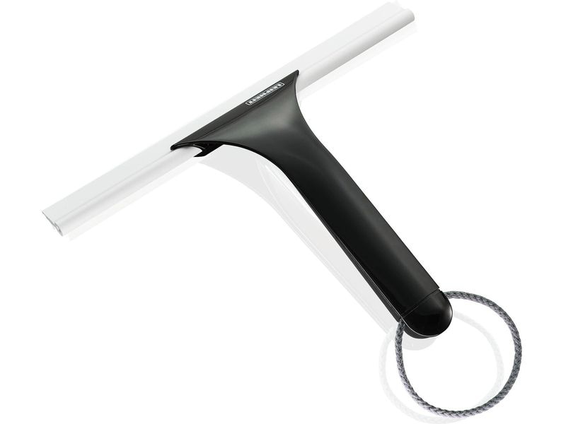 Leifheit Duschkabinenabzieher Cabino Black Schwarz/Weiss