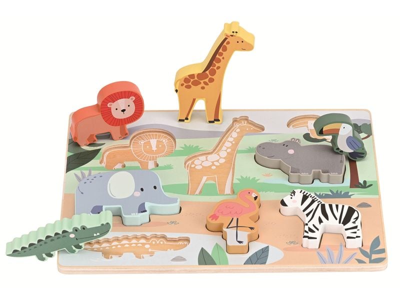 Spielba Holzspielwaren Puzzle 3D Safari 3D Safari Holz