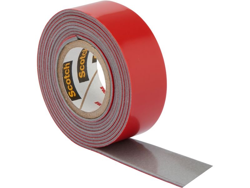 Scotch Doppelseitiges Klebeband Fix Extreme 19 mm x 1.5 m, Weiss