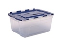 Fellowes Aufbewahrungsbox Bankers Box ProStore 45 l Blau/Transparent