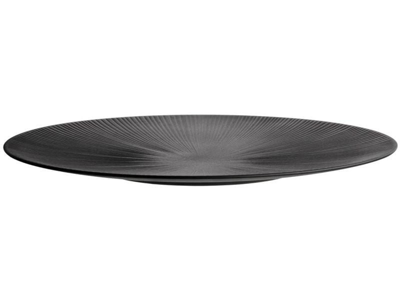 APS Servierplatte APS Servierplatte Nero 50 cm, Schwarz