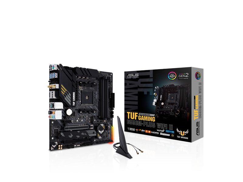 ASUS Mainboard TUF GAMING B550M-PLUS WIFI II AMD / Socket AM4