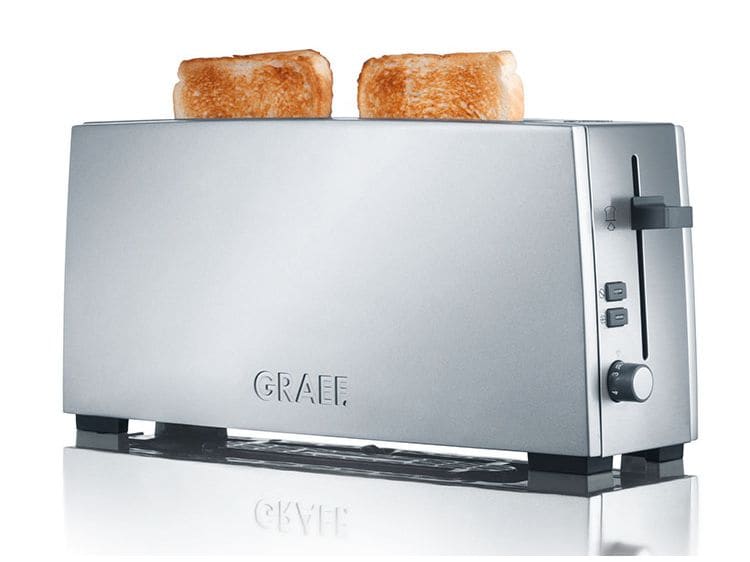 Graef Langschlitztoaster TO 90 Silber Matt, 880 W