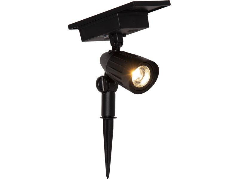 Star Trading Solar Spotlight Powerspot RGBW, Schwarz