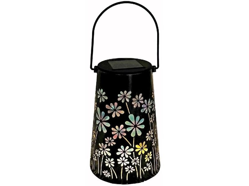 Dameco LED Solar Laterne aus Metall mit 1 LED