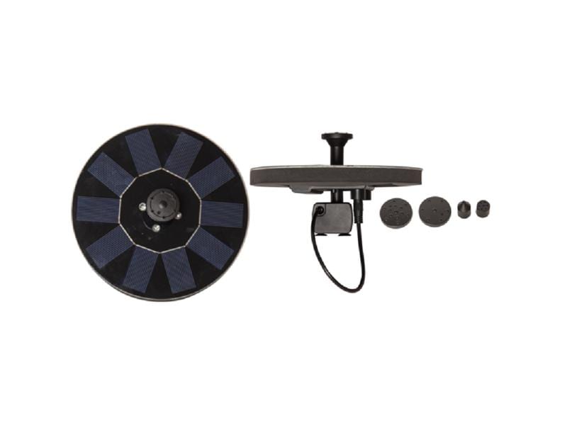 Star Trading Solardekoration Fountain, RGB, Schwarz, IP68