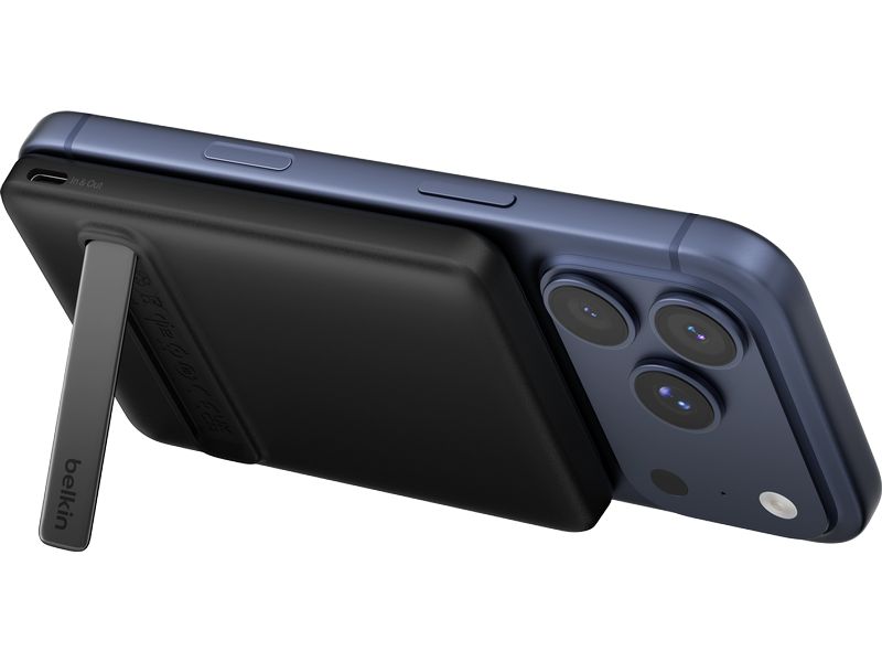 Belkin BoostCharge Slim 5K 20 W mit Klappständer Schwarz