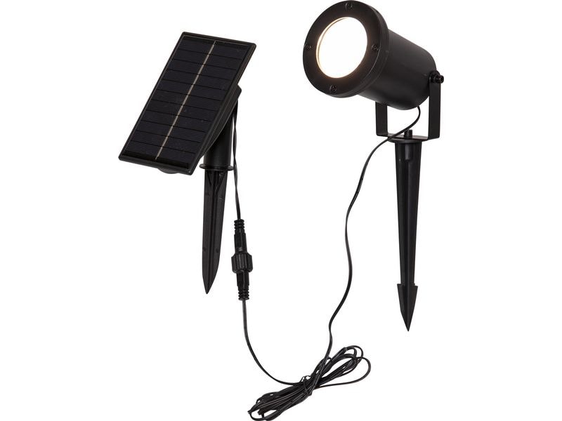 Star Trading Solar Spotlight Powerspot Schwarz