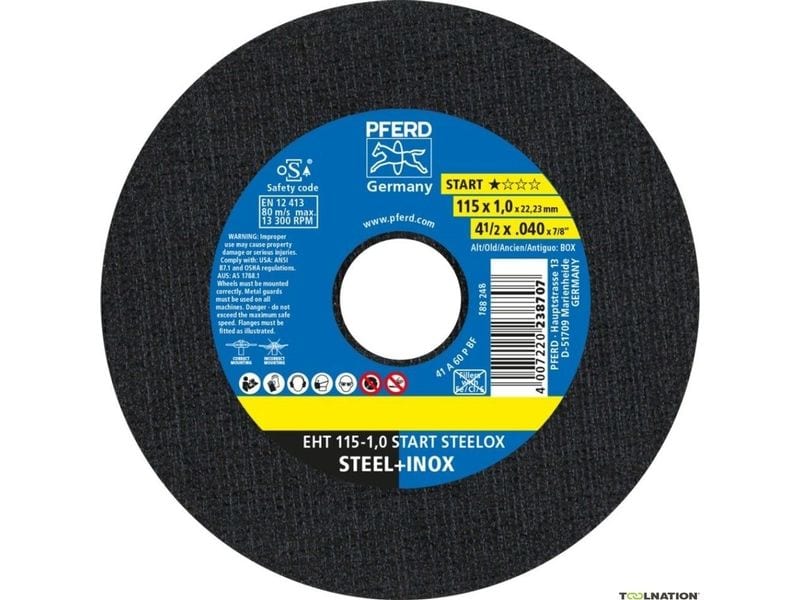 Pferd Trennscheiben-Set 115 mm