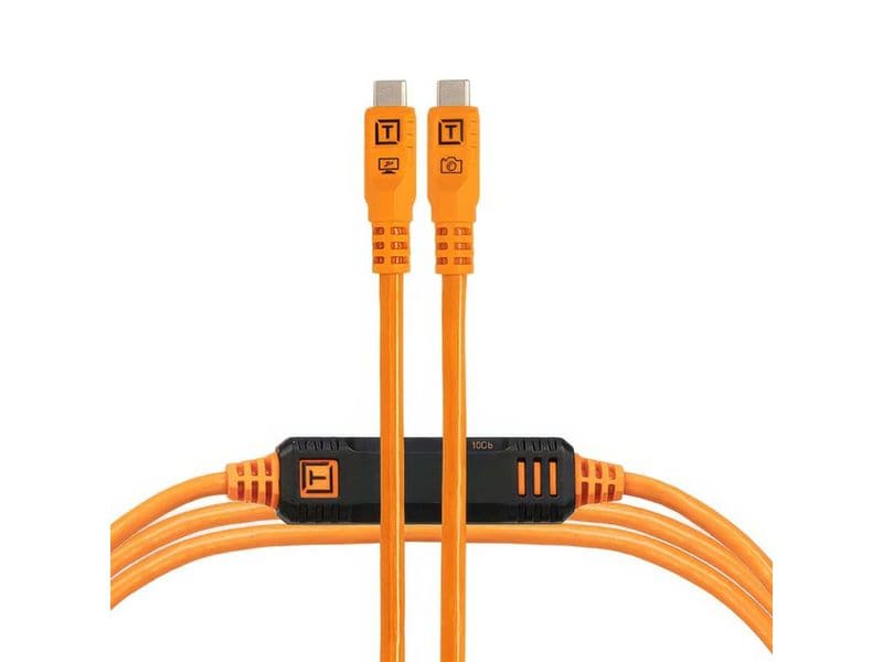 [2177949] Tether Tools Optima 10G USB-C, Orange, 4.6 m