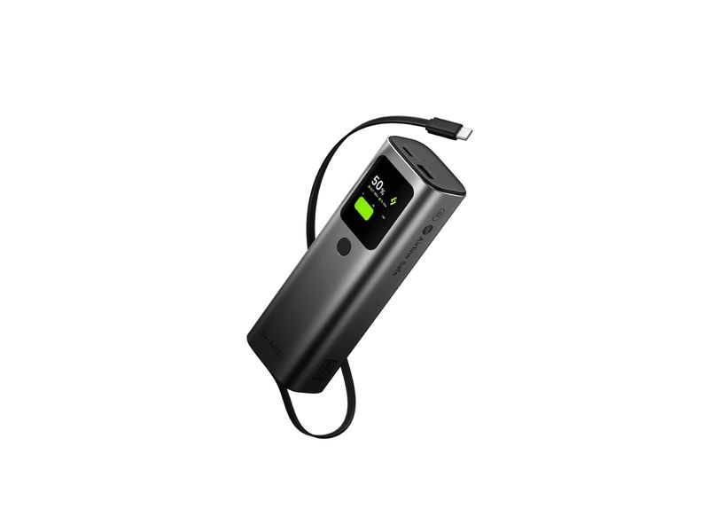 [2185766] Sharge Powerbank Retractable 165 BLA, 20000 mAh