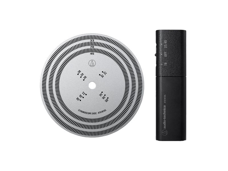 Audio-Technica AT6181 dl Stroboskopscheibe und Quarz-Stroboskoplicht Set
