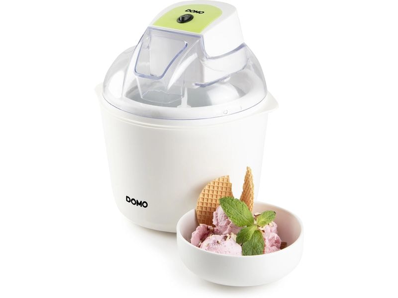 Domo Glacemaschine DO9304I 1.5 l, Weiss