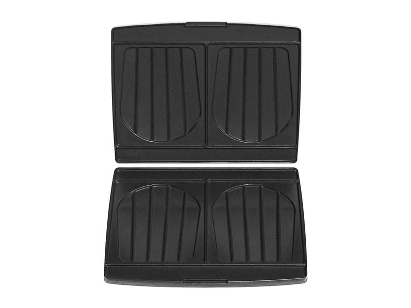 [2200445] FRITEL Backplatten Sandwich Aluminium-Druckguss Schwarz