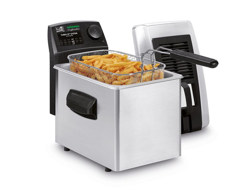 FRITEL Fritteuse FryTastic 5371 Edelstahl 4.0 l 3200 W silber