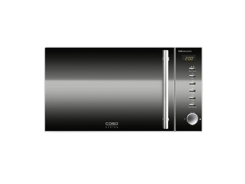 Caso Mikrowelle M20 Electronic Edelstahl 20 l 800 W
