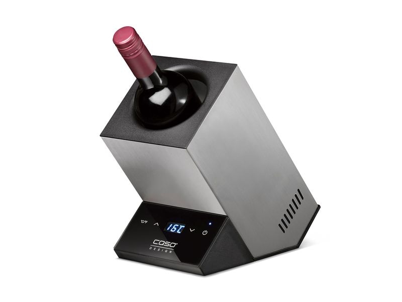 Caso WineCase One Inox Edelstahl silber/schwarz 72 W