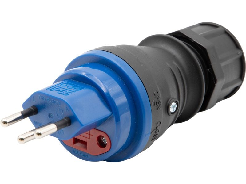 Brennenstuhl Stecker T13/3 Feinsicherung 10A, IP55