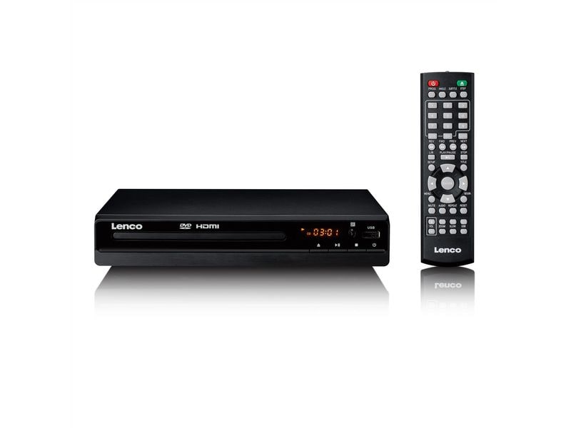 [2089365] Lenco DVD-Player DVD-121BK USB HDMI SCART