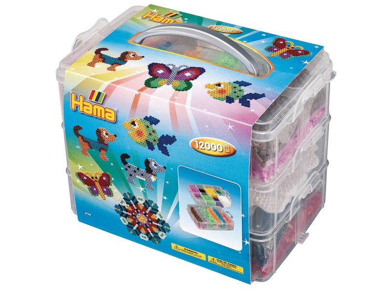 [2135216] Hama Bügelperlen-Set Midi Mehrfarbig, 12.000 Perlen
