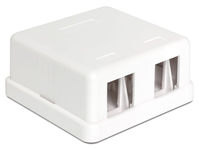 [2131366] Delock Gehäuse Keystone 2 Port