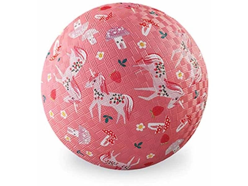 Crocodile Creek Spielball Gummi, Altrosa, 13 cm