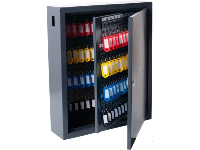 Pavo Schlüsselkasten Deluxe 150 Haken, Grau