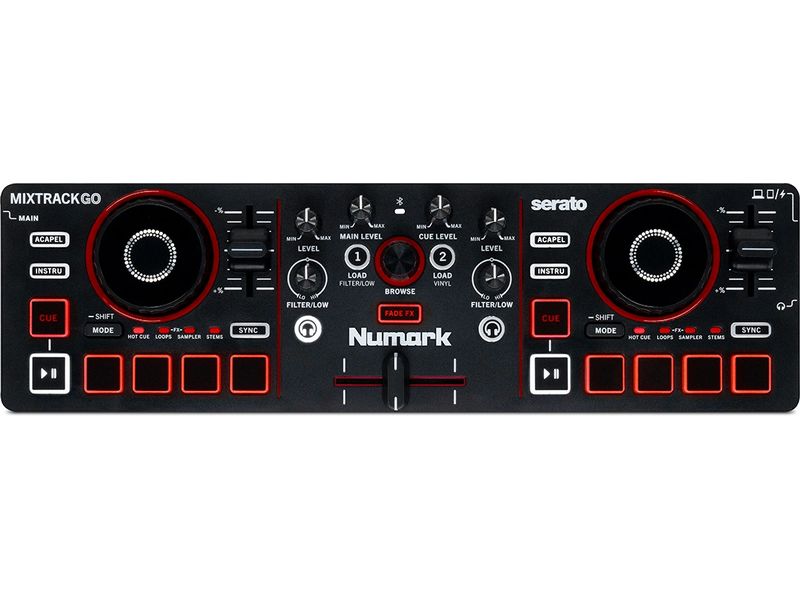 [2192353] Numark MixTrack GO Ultra-portabel, 2-Deck, Bluetooth