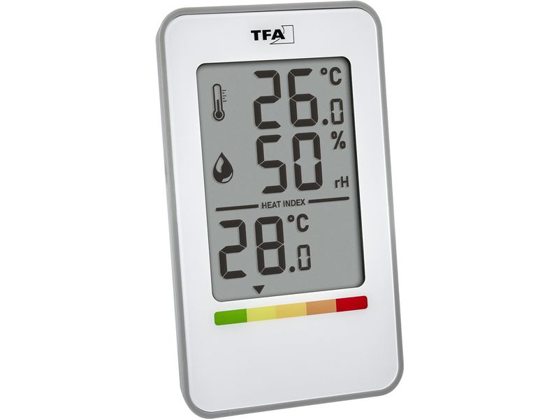 TFA Dostmann Thermo-/Hygrometer 30.5062.02 Weiss
