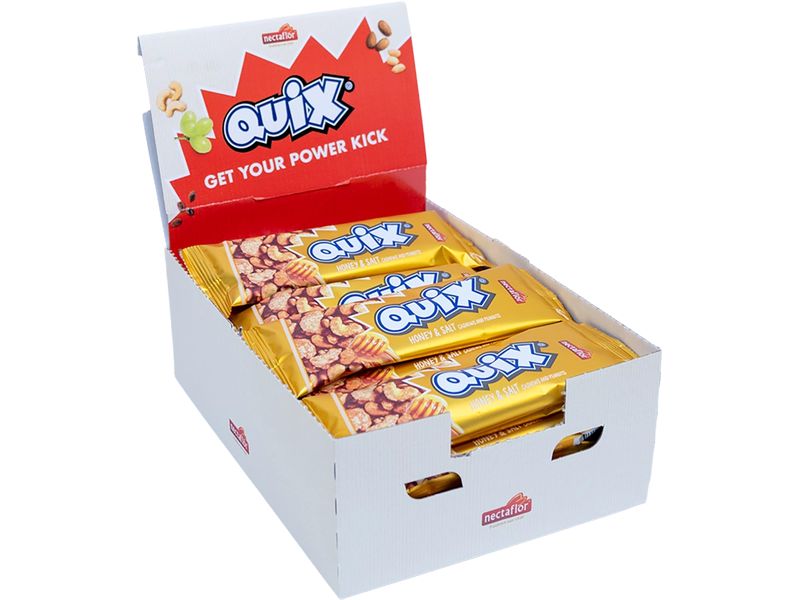 [2112549] Nectaflor Quix Honey & Salt 25 x 40 g