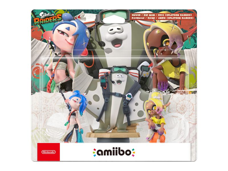[2128600] Nintendo amiibo Splatoon Raiders 3 in 1 Shiver, Big Man, Frye