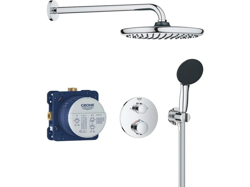 [2161740] GROHE Precision Unterputz Thermostat 25 cm Kopfbrause Chrom