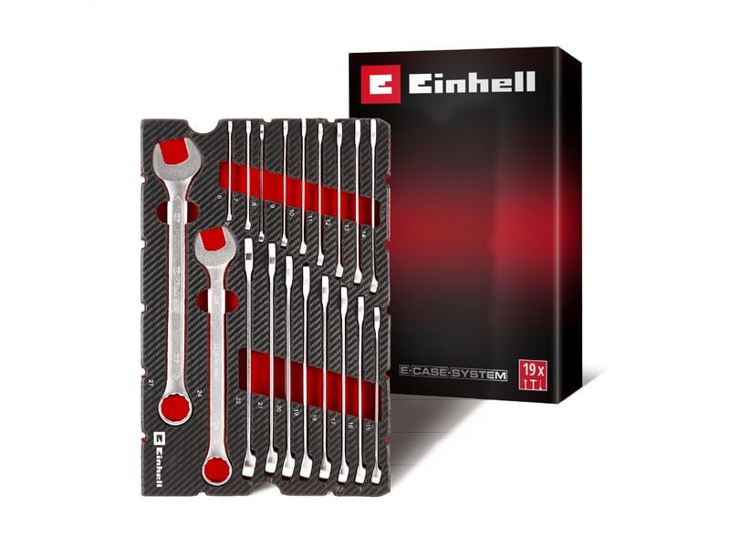[2196051] Einhell Einleger E-Case Gabelringschlüssel-Set, 19-teilig,