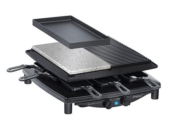 Steba Raclette RC4 Plus Deluxe Schwarz 1450 W