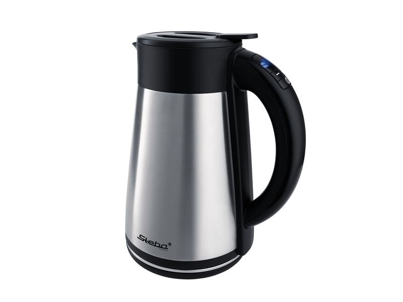 Steba Wasserkocher WK 31 THERMO 1.5 l, 2200 W, Schwarz, Silber