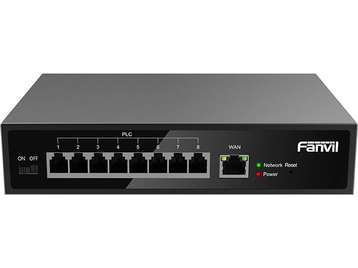 [2201489] Fanvil PoE Switch PN8, 2-Wire 8 Port