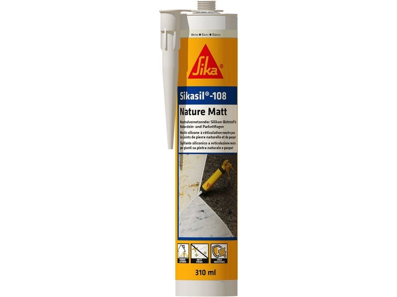 Sika 108 Nature Silikon Naturstein Matt Dunkelbraun 310 ml